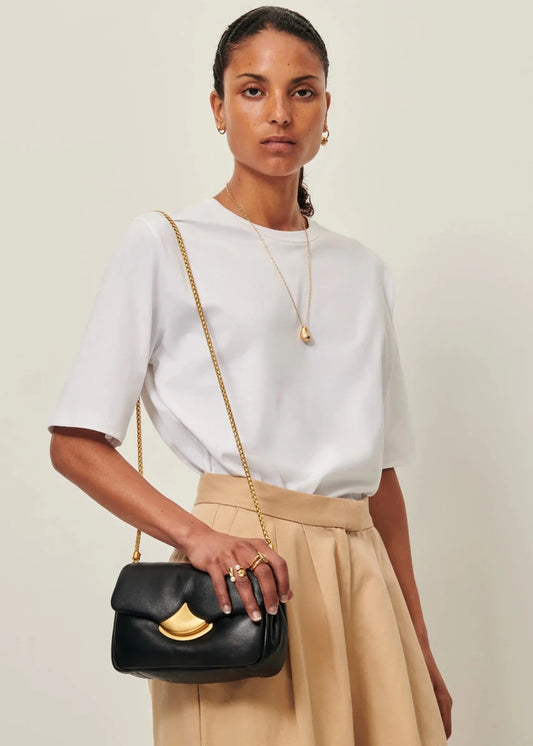 Diviluz Puffy Bag in Black from SESSUN at Edito Boutique