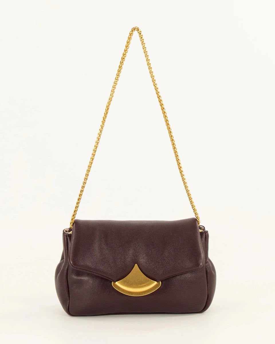 Diviluz Puffy Bag in Deeplum from SESSUN at Edito Boutique