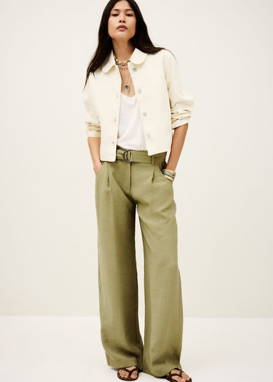 Dola Pants in Khaki from Ba&sh