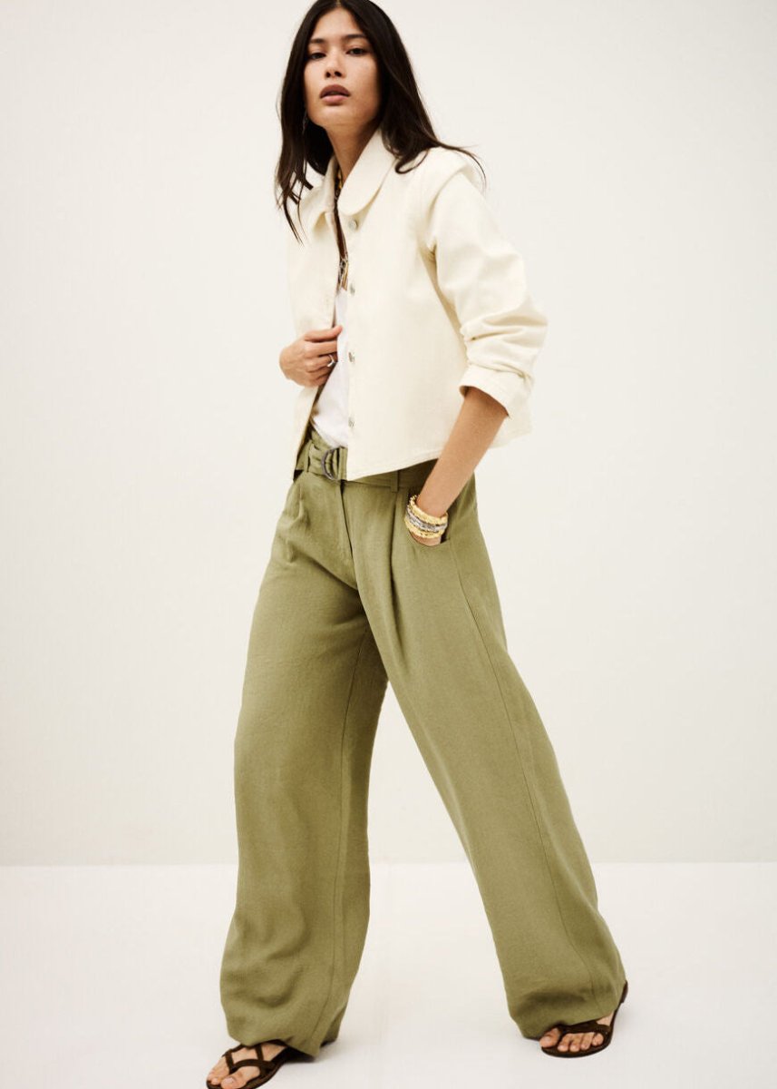 Dola Pants in Khaki from BA&SH at Edito boutique