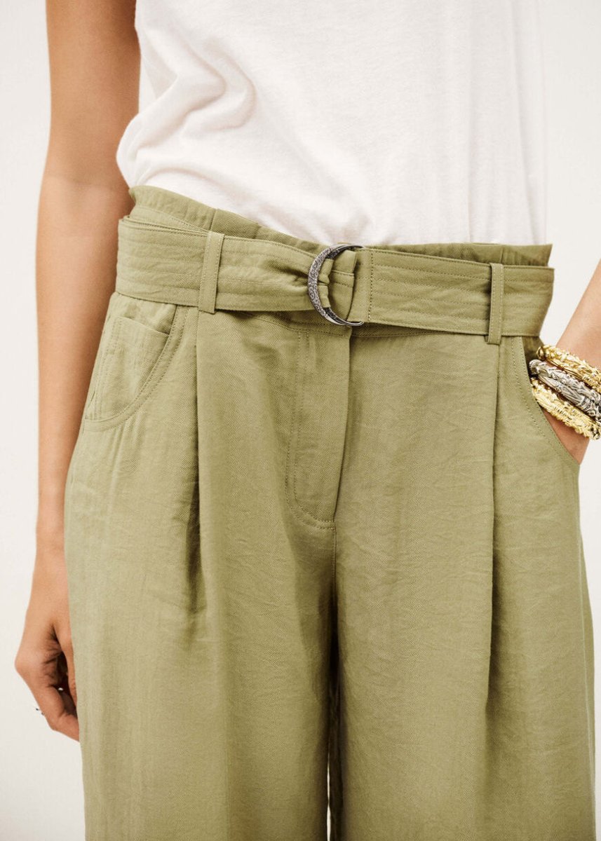 Dola Pants in Khaki from BA&SH at Edito boutique