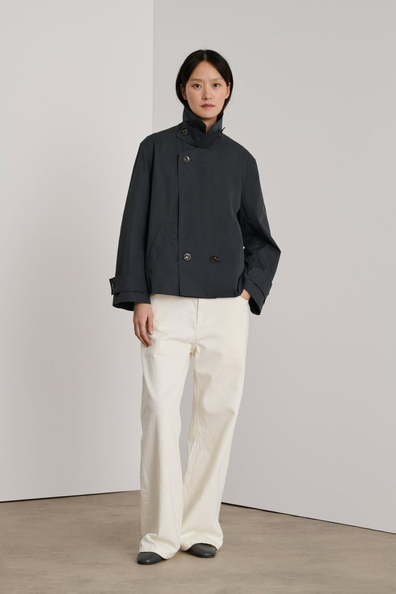 Donovan Trench Coat in CharcoalSOEUREdito boutique