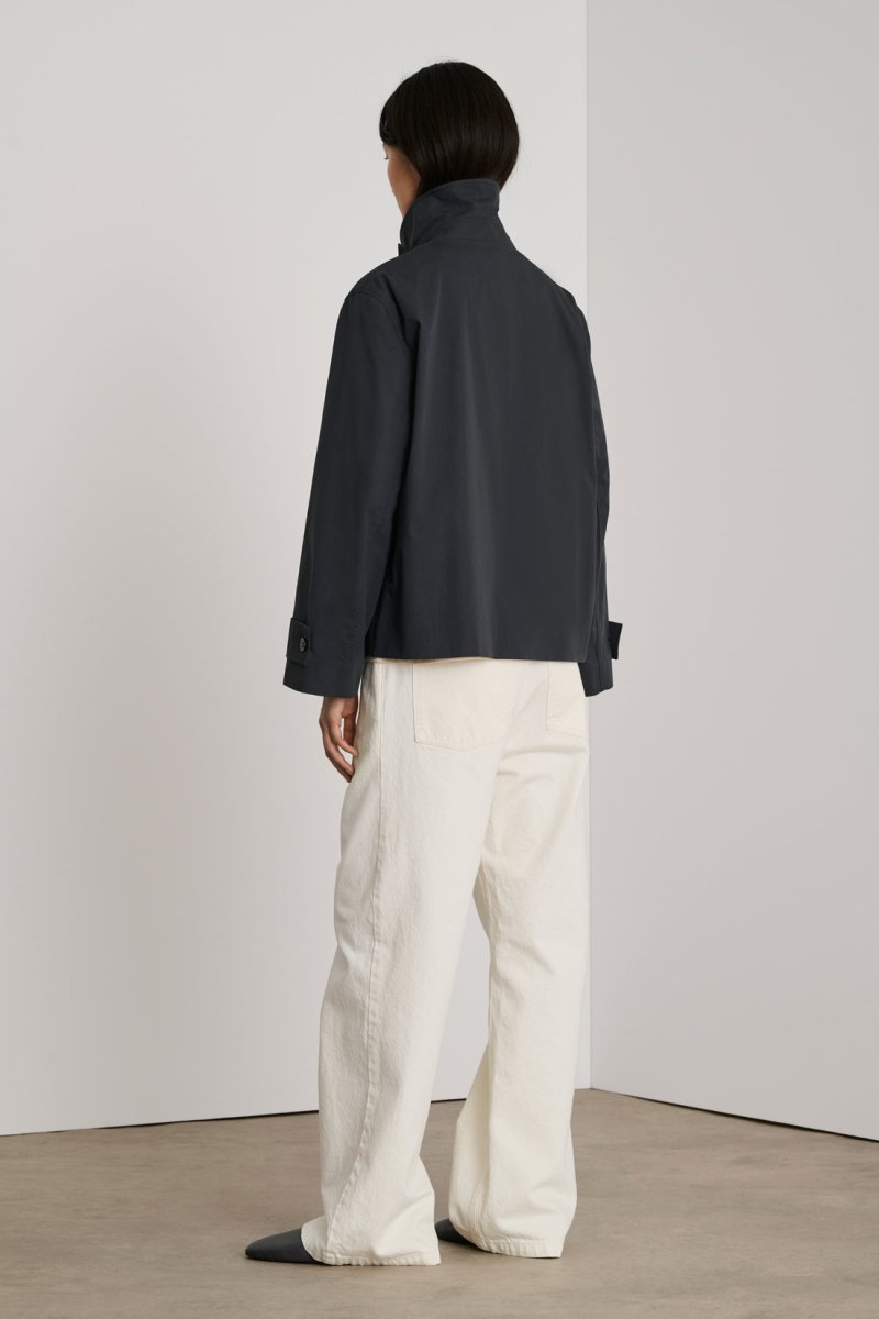 Donovan Trench Coat in CharcoalSOEUREdito boutique