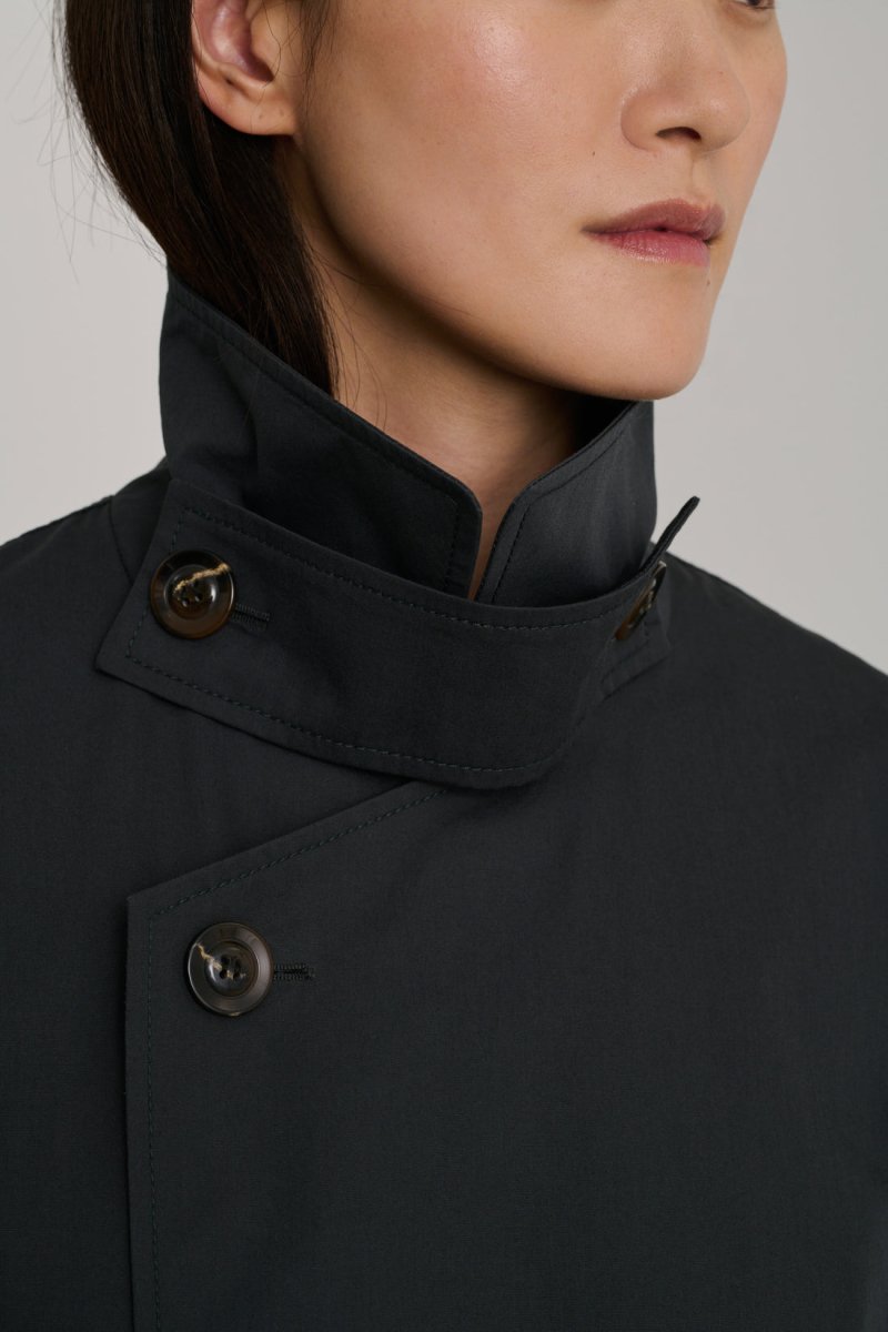 Donovan Trench Coat in CharcoalSOEUREdito boutique
