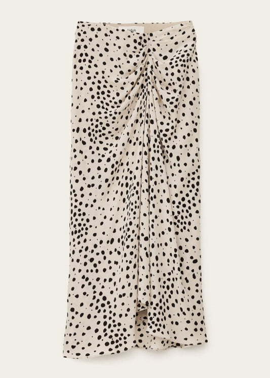 Dopera Midi Skirt in Ecru from BA&SH at Edito boutique