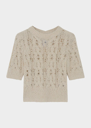Doria Knit Top in Jet Stream from DAY BIRGER ET MIKKELSEN at Edito boutique