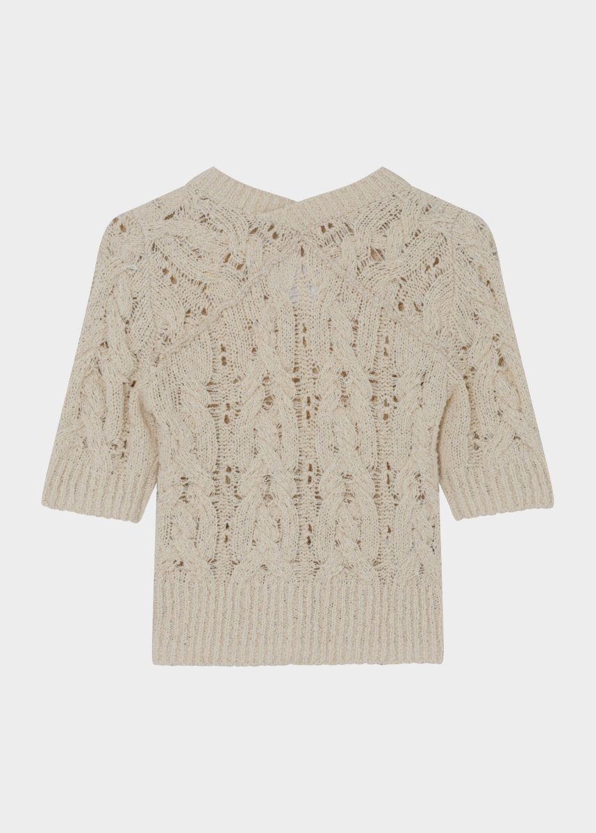Doria Knit Top in Jet Stream from DAY BIRGER ET MIKKELSEN at Edito boutique