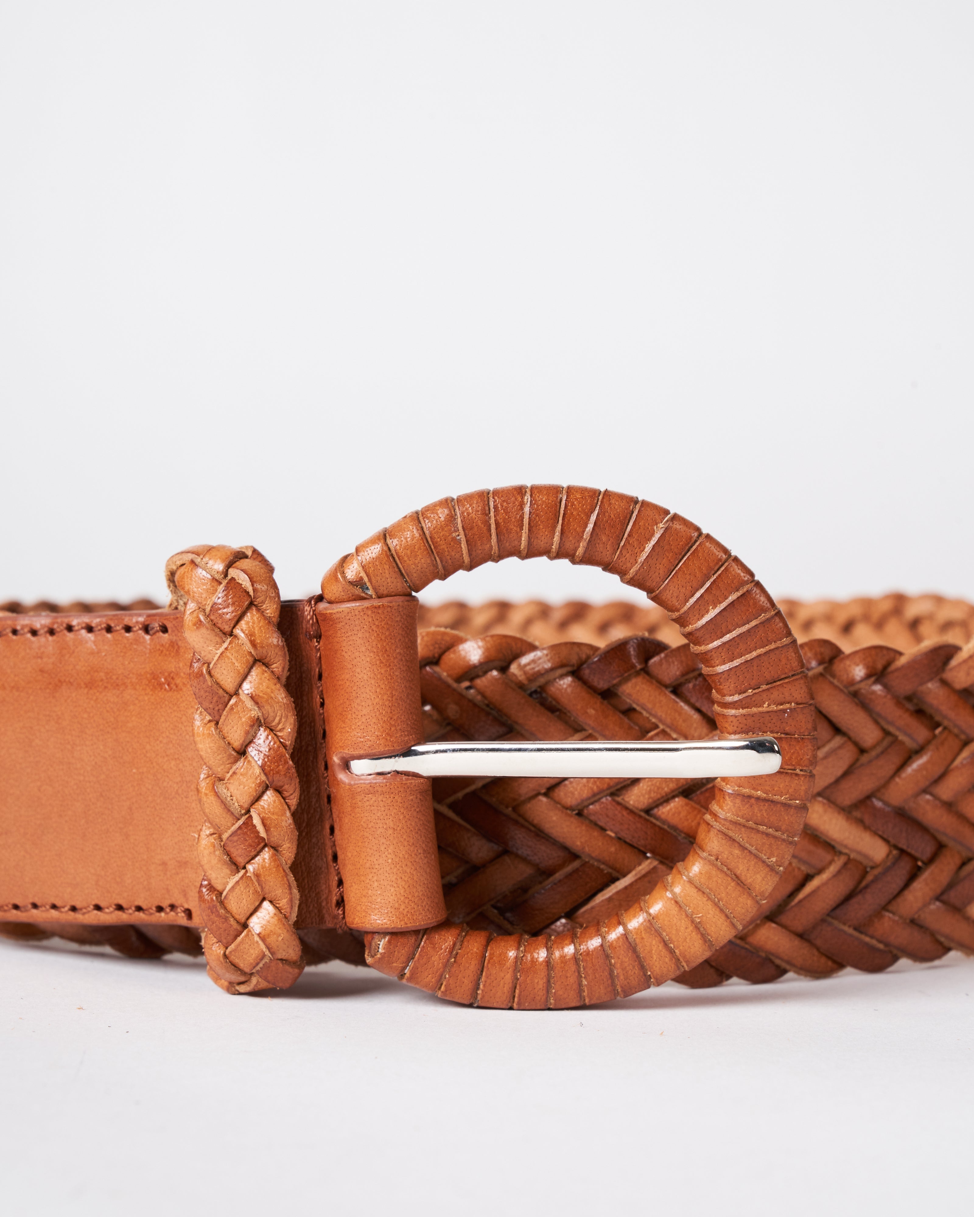 Dragon Diffusion Handwoven Belt in Tan