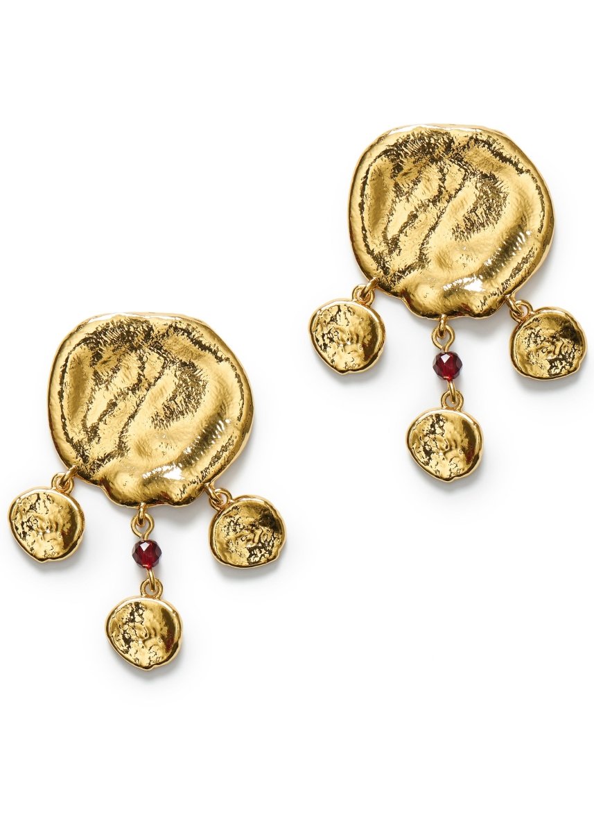 Dream Catcher Earrings in Gold from ANNI LU at Edito boutique