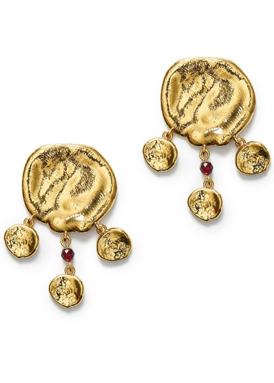 Dream Catcher Earrings in Gold from ANNI LU at Edito boutique