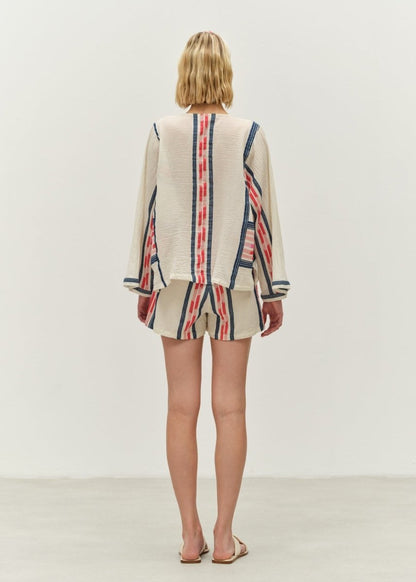 Dreamy Shirt in Navy/Red from DEVOTION TWINS at Edito boutique