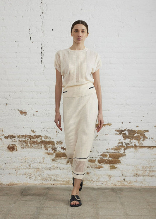 Drop Sleeve Jumper in Cream from SITA MURT at Edito boutique