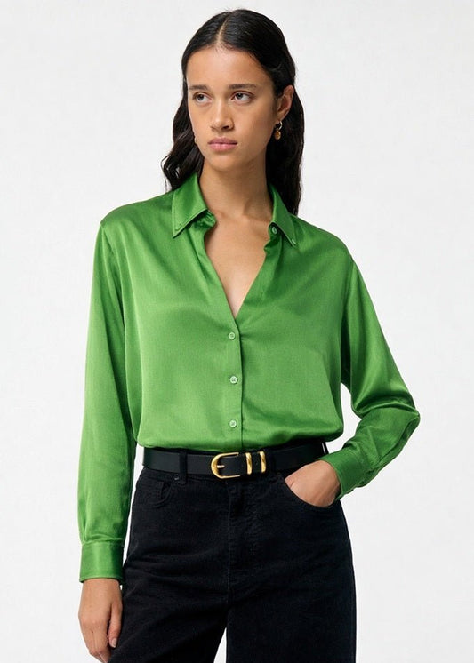 Druyat Shirt in Clover from VANESSA BRUNO at Edito boutique
