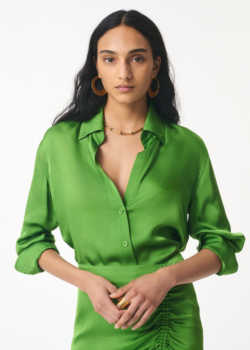 Druyat Shirt in Clover from VANESSA BRUNO at Edito boutique