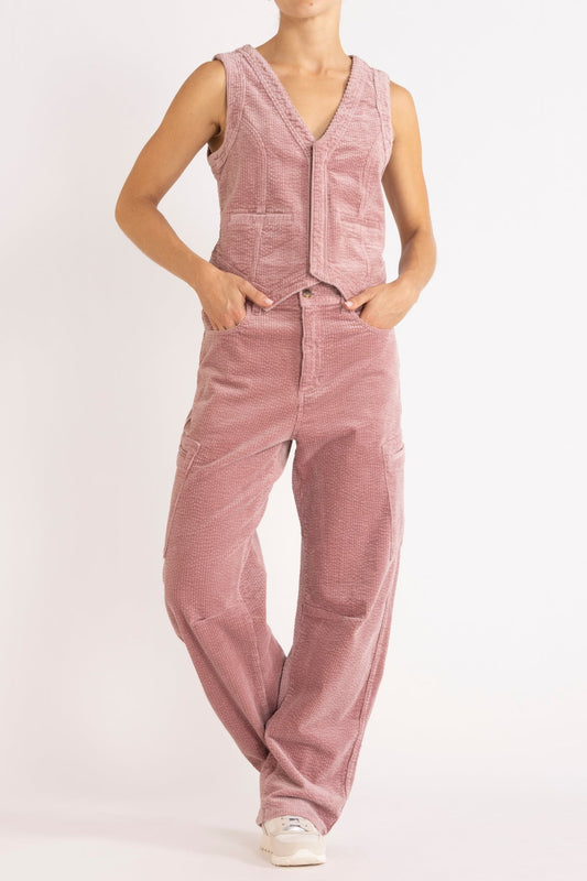 Dune Corduroy Pant in Rose from Flannel