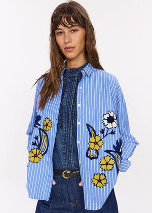 Dyla Shirt in Blue from STELLA FOREST at Edito Boutique