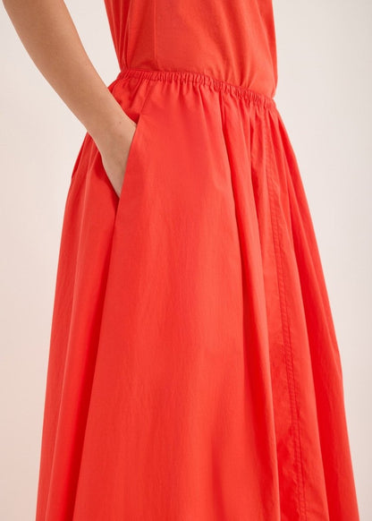 Edison Crushed Cotton Skirt in Rouse from JAC + JACK at Edito Boutique