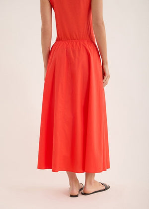 Edison Crushed Cotton Skirt in Rouse from JAC + JACK at Edito Boutique