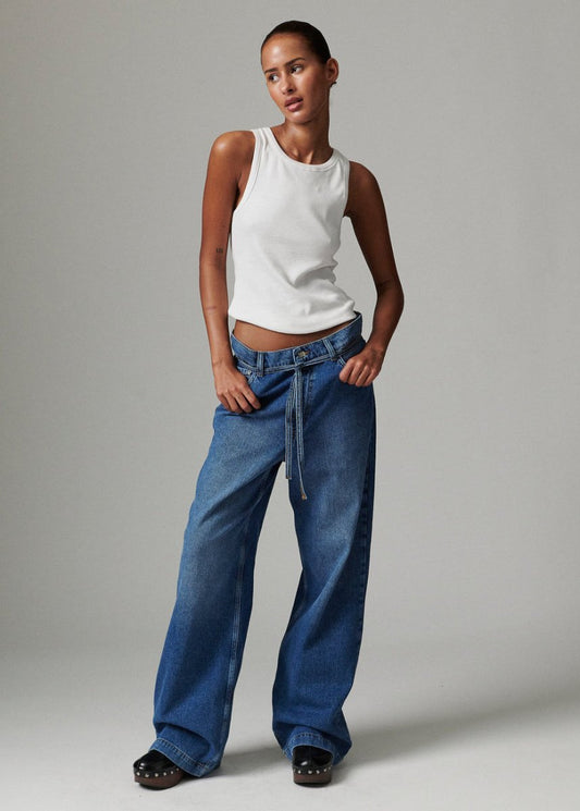 Elijah Jeans in Medium Blue from DAY BIRGER ET MIKKELSEN at Edito boutique