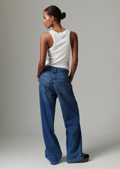 Elijah Jeans in Medium Blue from DAY BIRGER ET MIKKELSEN at Edito boutique