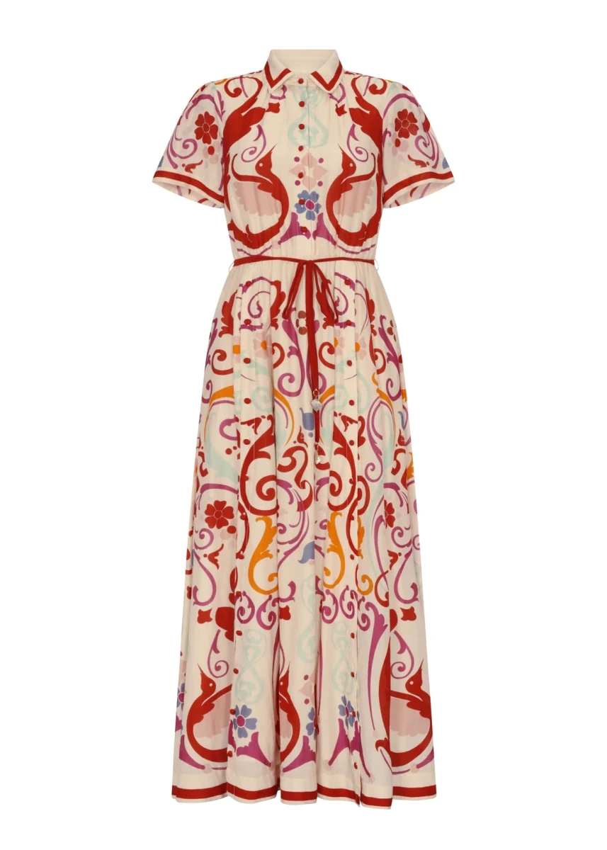 Elisetta Dress in Fileteado from CAROLINA K at Edito Boutique