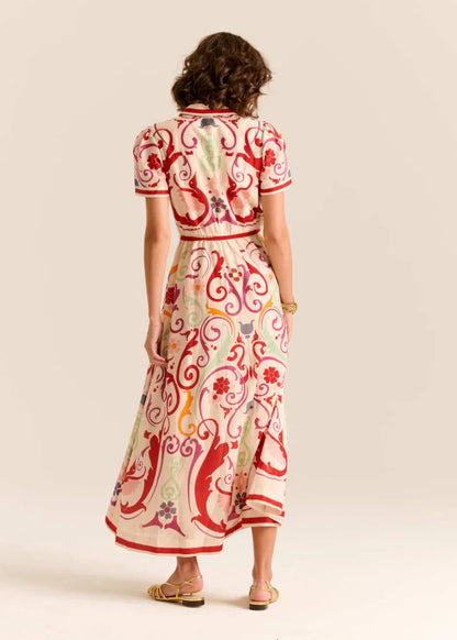 Elisetta Dress in Fileteado from CAROLINA K at Edito Boutique