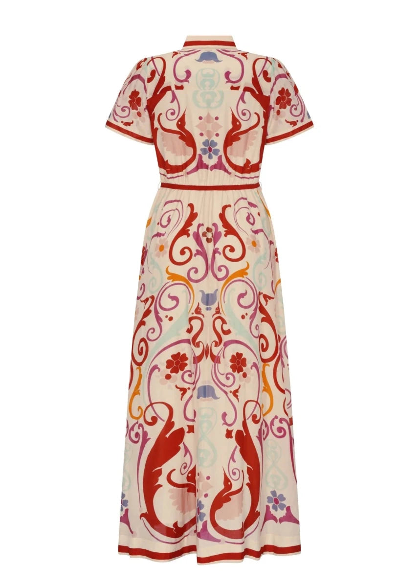 Elisetta Dress in Fileteado from CAROLINA K at Edito Boutique