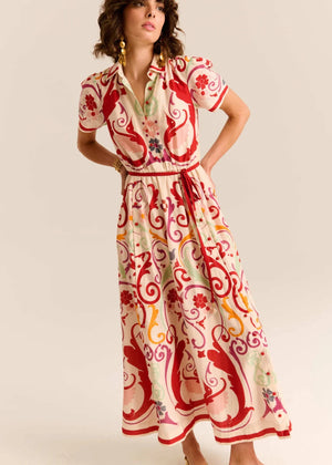 Elisetta Dress in Fileteado from CAROLINA K at Edito Boutique