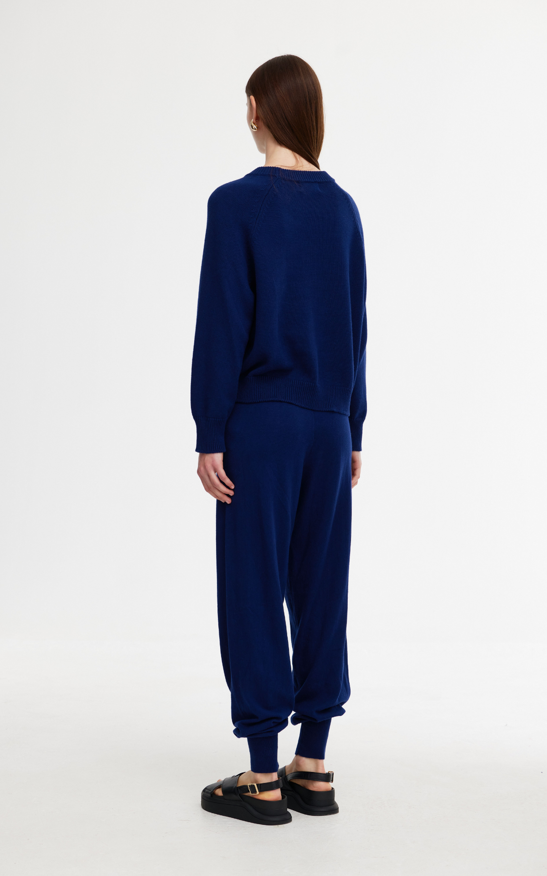 Eliza Knit Pant in Indigo from Kinney