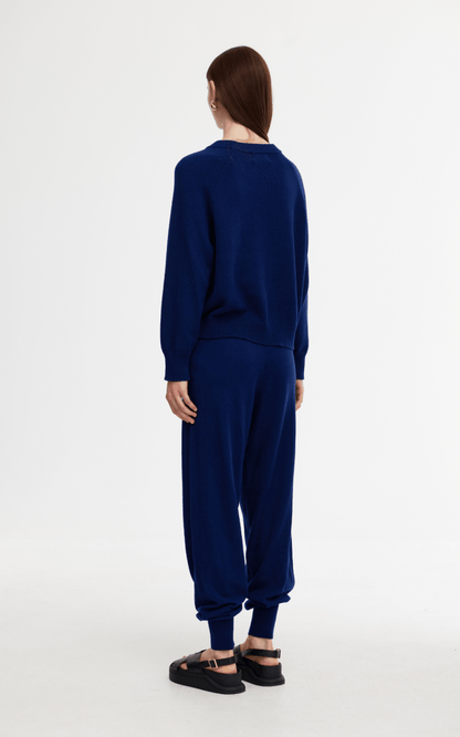 Eliza Knit Pant in Indigo from KINNEY at Edito boutique