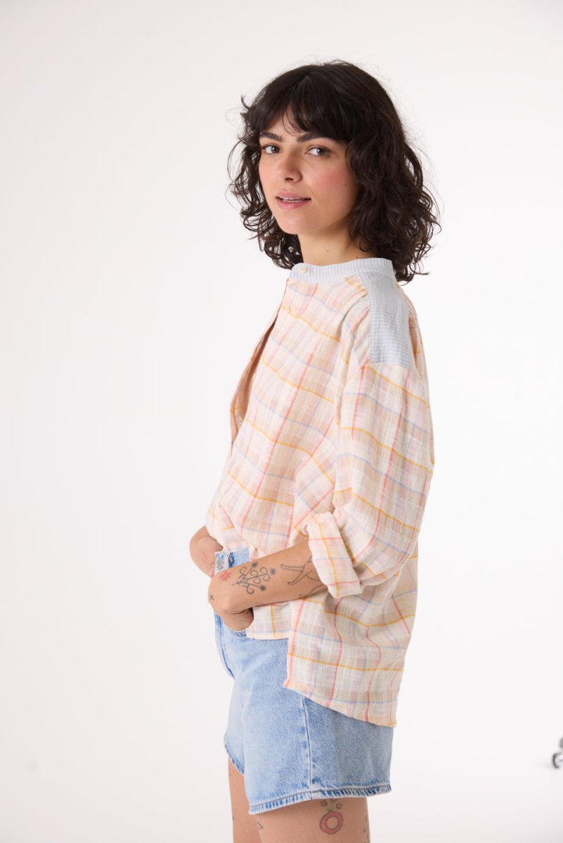Ella Shirt in Celeste from SACRECOEUR at Edito boutique