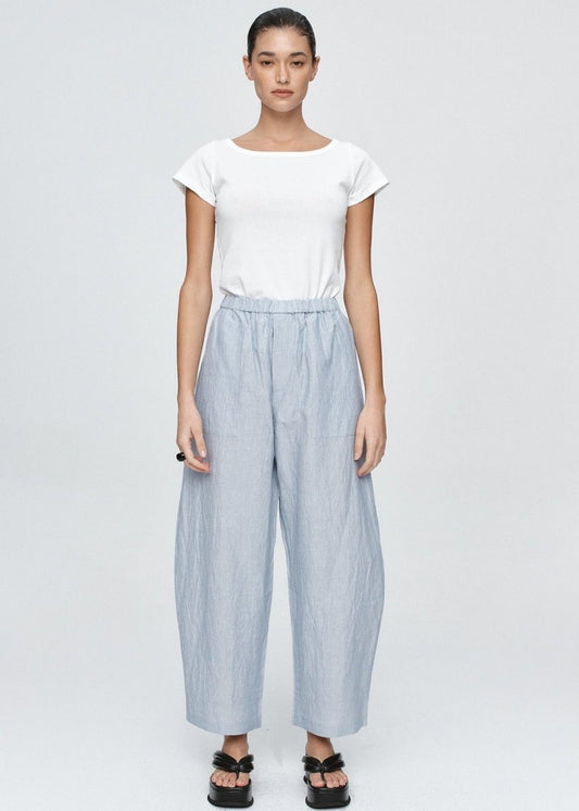 Ellidy Pant in Bleu Stripe from MARLE at Edito boutique