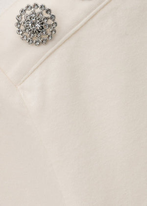 Elmer Tee - Shirt in Ecru from BA&SH at Edito boutique