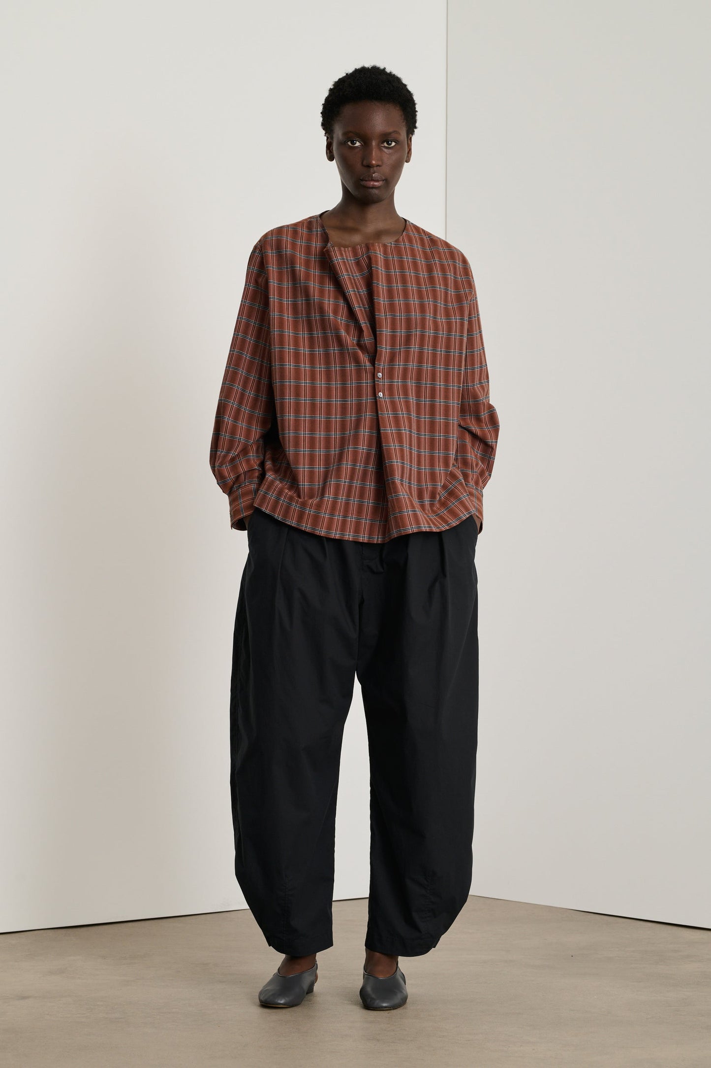 Emeline Shirt in Brown/Black  from Soeur