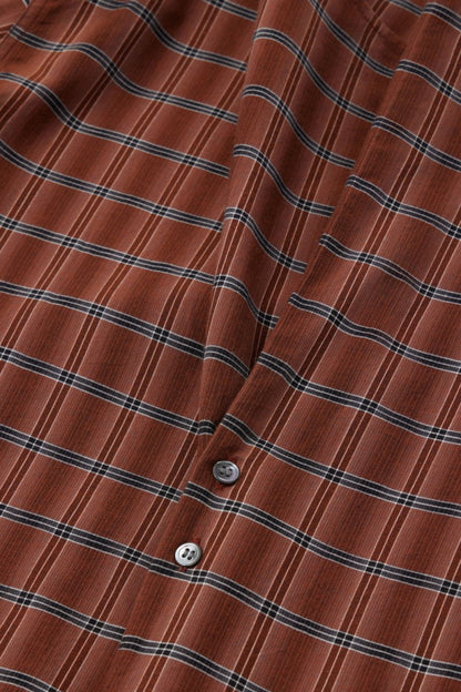 Emeline Shirt in Brown/Black from SOEUR at Edito boutique