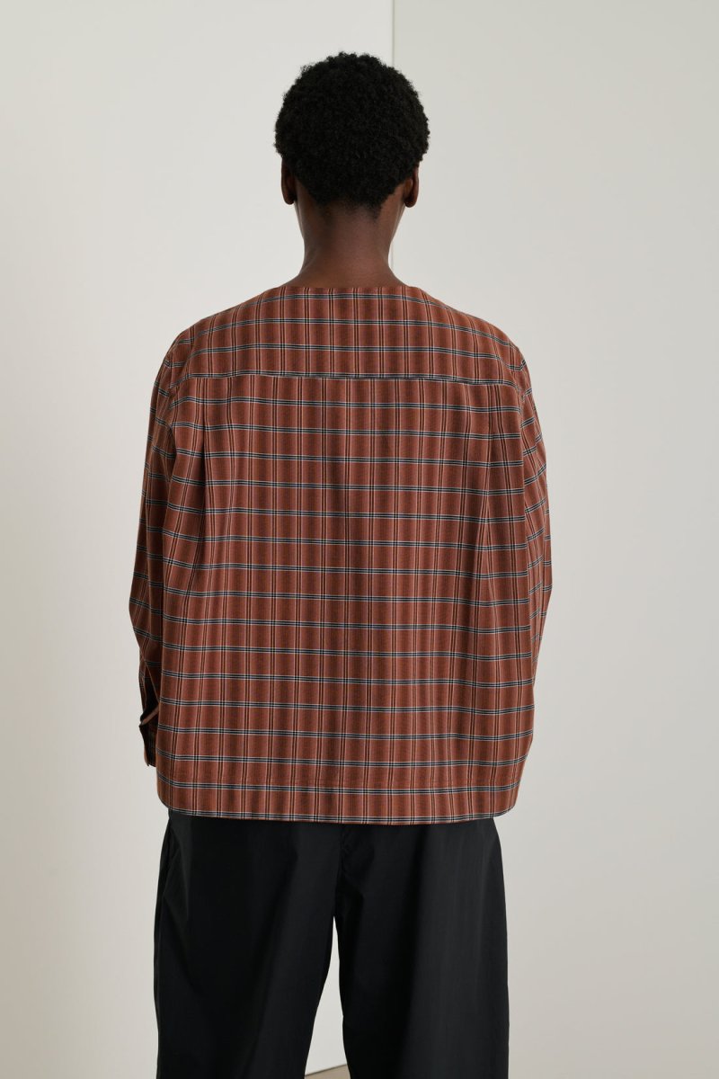 Emeline Shirt in Brown/Black from SOEUR at Edito boutique