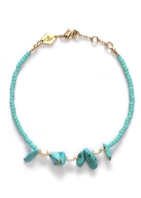 Emmanuelle Bracelet in Aqua from ANNI LU at Edito boutique