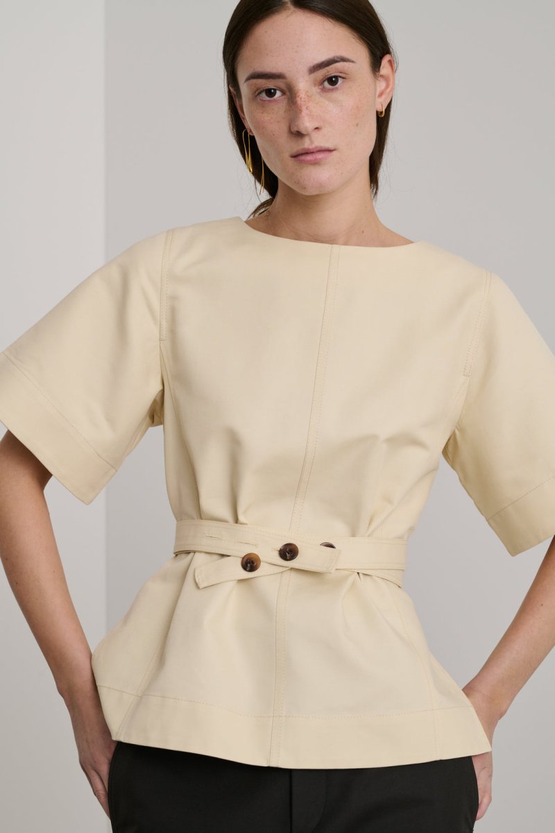 Emmie Top in Off - White from SOEUR at Edito boutique