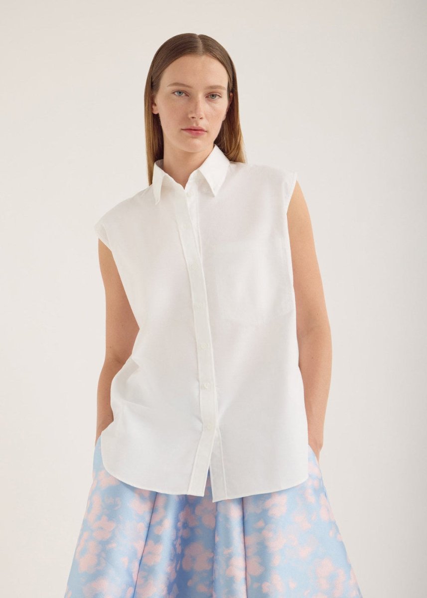Eton Shirt in White from JAC + JACK at Edito Boutique