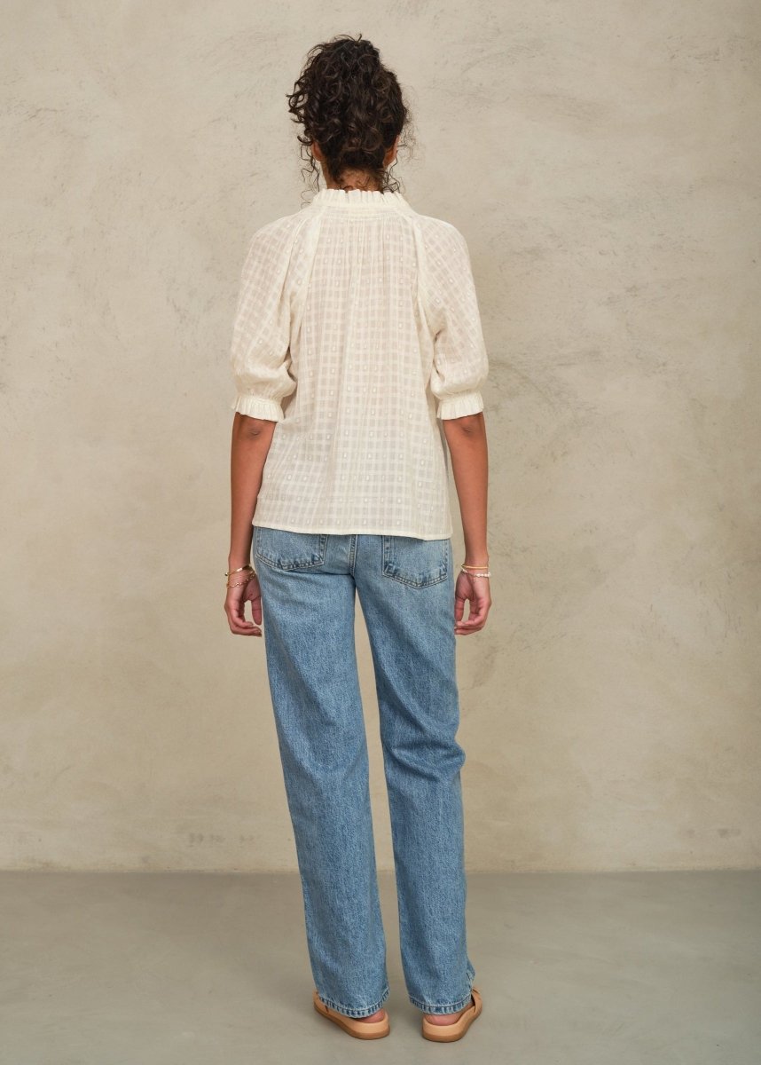 Etta Top in Ecru from M.A.B.E at Edito boutique