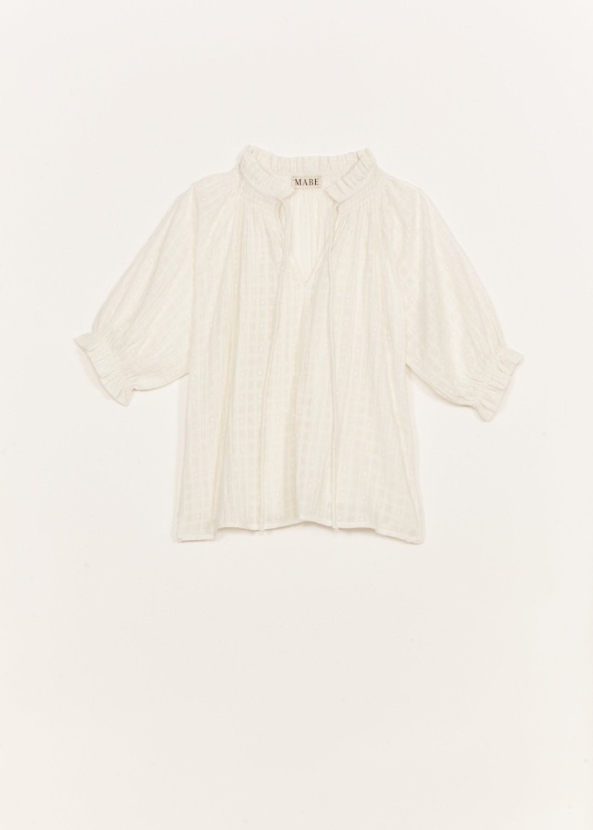 Etta Top in Ecru from M.A.B.E at Edito boutique