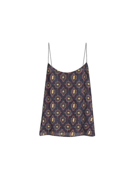 Evelyn Camisole in Charcoal/Gold from Hannah Artwear
