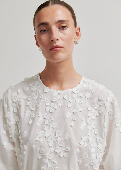 Farrow Blouse in White from SECOND FEMALE at Edito Boutique