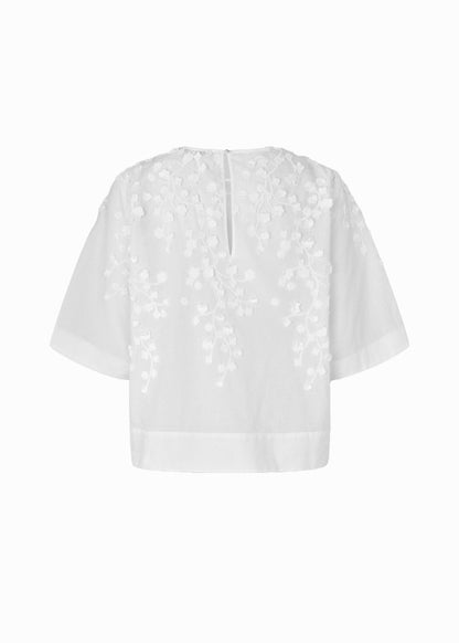 Farrow Blouse in White from SECOND FEMALE at Edito Boutique