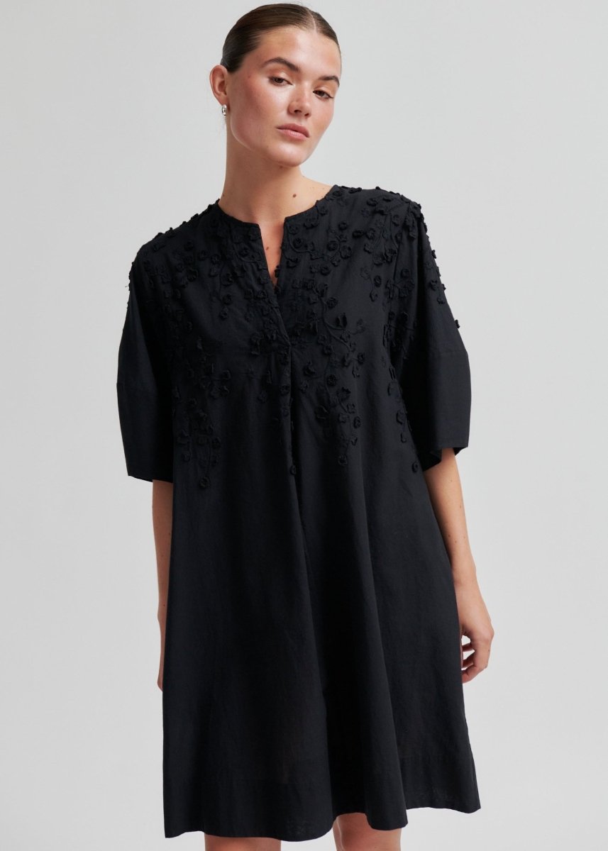 Farrow Mini Dress in Black from SECOND FEMALE at Edito Boutique