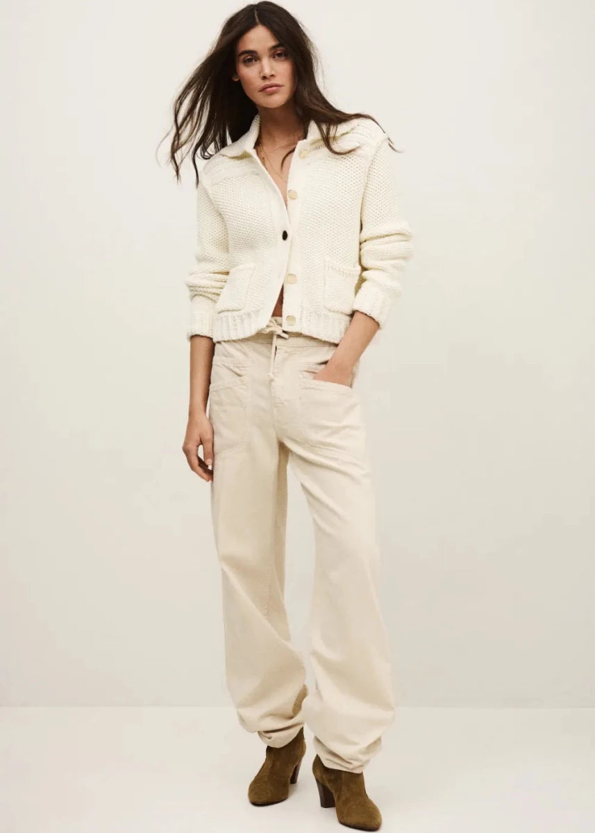 Federica Cardigan in Ecru from BA&SH at Edito boutique