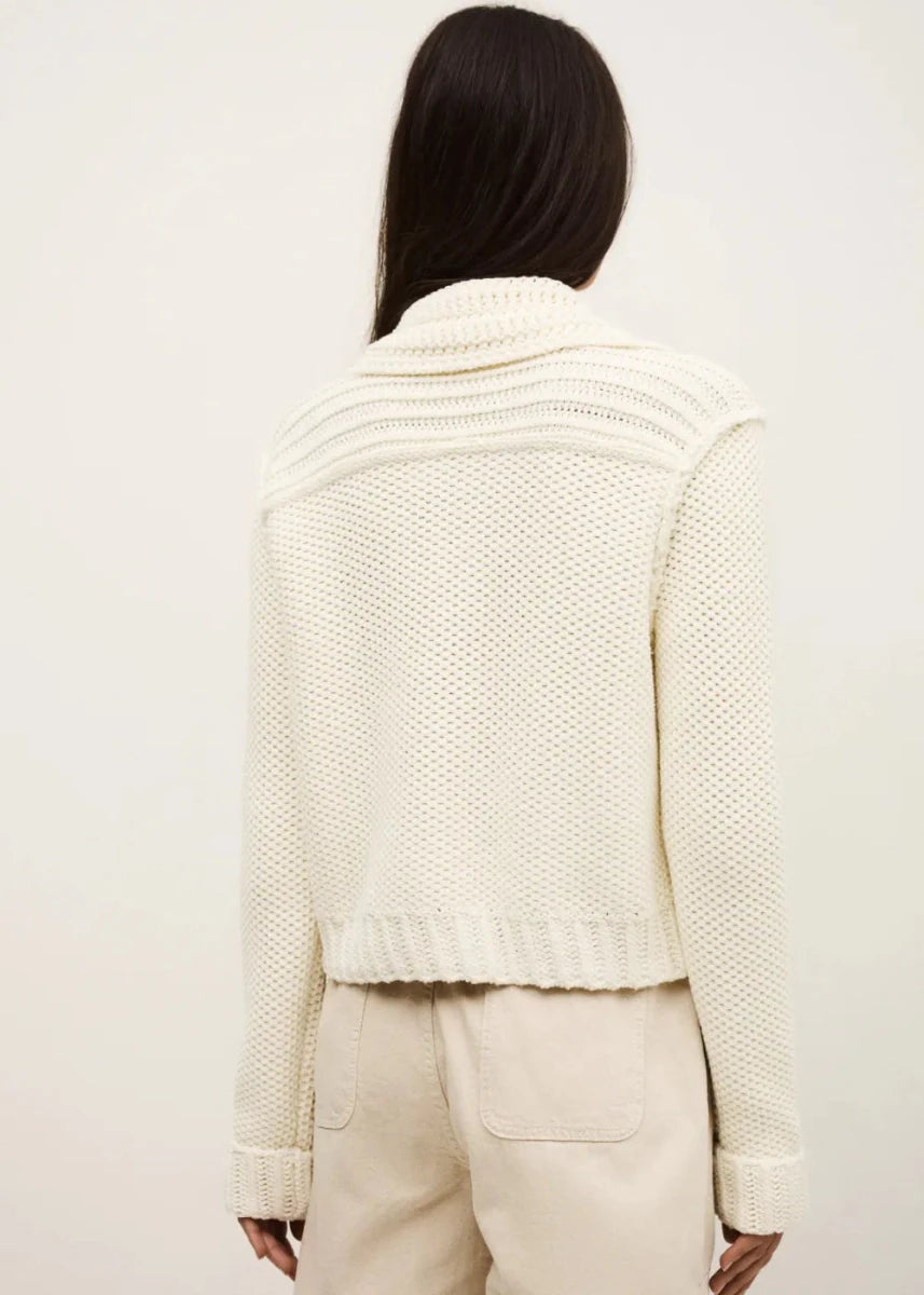Federica Cardigan in Ecru from BA&SH at Edito boutique