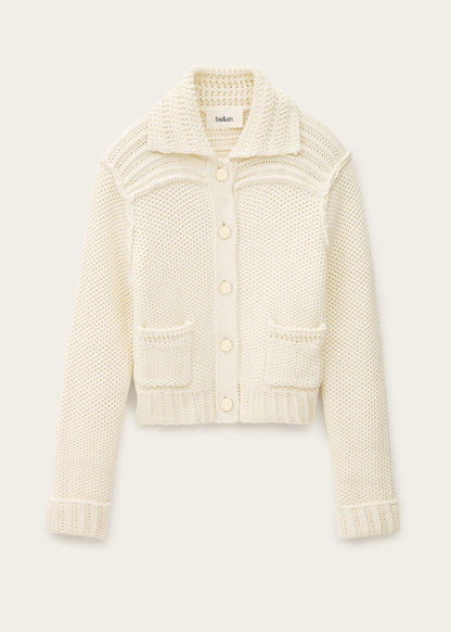 Federica Cardigan in Ecru from BA&SH at Edito boutique