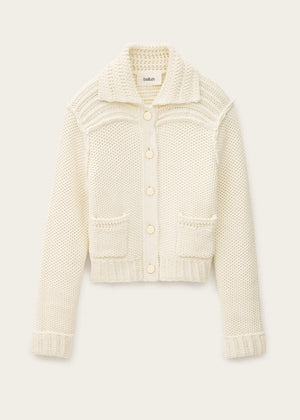 Federica Cardigan in Ecru from BA&SH at Edito boutique