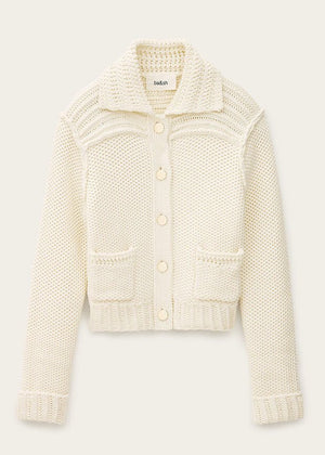 Federica Cardigan in Ecru from BA&SH at Edito boutique
